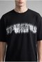100% Cotton Boxy Fit Crew Neck Short-Sleeve T-Shirt with Front Print J0784Ax26Au - 3