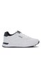 Sneaker Sports Shoes Men's Lace-Up Comfortable Casual Walking Shoes White Navy Blue