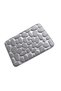 10 pieces of memory foam non-slip bath mats – comfortable bath mats with memory foam, non-slip pvc base, gray, memory bath mat non-slip. - 4