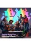 مصباح سداسي ذكي بتقنية البلوتوث، أضواء لوحة داخلية بألوان RGB مع تطبيق وتحكم عن بُعد ذكي - 7