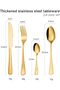 24 Piece Silverware Set for 6, Stainless Steel Flatware Set - 7