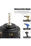 Threaded Rod Nut Runner for Fast Nuts and Bolt Removal for Impact Drill - 6