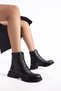 Genuine leather women's everyday ankle boots dc9619 - 2