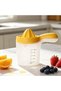 Citrus Squeezer Ergonomic Handle Multipurpose with Measuring Cup - 3