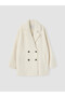 Quality Pieces from Çelebi Store Double Breasted Roba Collar Loose Fit Women's Cashmere Coat - 7