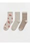 Quality Pieces from Çelebi Store Embroidered Women's Socks 3-Piece Set