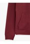 Long Sleeve Three Threaded Yarn Half Zipper Sweatshirt - 7