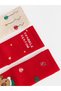 Quality Pieces from Çelebi Store: 3-Piece New Year's Themed Girls' Socks - 3