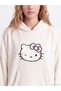 Esvab • Modern & Elegant Women's Plush Pajama Top with Hello Kitty Embroidery - 4