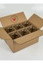 6-Piece Multi-Purpose 400 Cc Flat-Bottom Metal-Lidded Glass Jar Set for Canning, Jams, Chocolate, Honey, Sauces, and Spices, 400 Ml. - 3