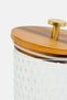 2 Pcs Glass Canisters With Acacia Lids, Transparent - 3