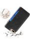 غطاء لهاتف iPhone 6 Plus/6S Plus/7 Plus/8 Plus، غطاء بتصميم محفظة مع فتحات للبطاقات وحزام للمعصم، مصنوع من جلد البولي يوريثان. - 6
