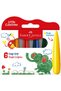 Faber-Castellearly age easy grip wax crayons 6 colors
