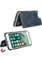 غطاء لهاتف iPhone 6 Plus/6S Plus/7 Plus/8 Plus، غطاء بتصميم محفظة مع فتحات للبطاقات وحزام للمعصم، مصنوع من جلد البولي يوريثان. - 5