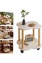 End Tables, طاولة قهوة, Flower Shape Side Table, Irregular-shaped tables with Open Shelf, Small End