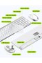 Wireless Keyboard and Mouse Combo - Full Size Slim Thin Wireless Keyboard Mouse with Numeric Keypad - 6