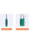 Gym Locks with High Security, Combination Padlocks,2 Piece (BLACK-GREEN) - 7