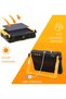Portable Camping Work Light 10000mAh Solar Floodlight Adjustable Folding - 2