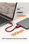 Short Micro B to USB C Cable 1FT, 3.1 C to USB Micro B Cable - 4