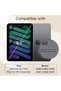 غطاء مغناطيسي لجهاز iPad mini A17 Pro/الجيل السادس (2024/2021)، لون رمادي فضائي. - 2