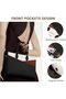 Purses for Women,Satchel Handbags Tote Bag, Black Pu Leather Shoulder Crossbody Top Handle Purse with Zipper - 5