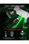 عبوة تحتوي على قطعتين من كابل الشحن بطول 10 أقدام لوحدة تحكم PS5/وحدة تحكم Xbox Series X/Xbox Series S، Re - 2