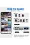 قارئ بطاقات 3 في 1 USB-C وMicroSD، محول بطاقات SD لأجهزة iPhone، قارئ بطاقات كاميرا Lightning SD/TF - 3