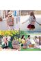 Mini Backpack for Women Stylish Waterproof Backpack Purse with USB Port, Cute Bookbag for College School Travel - 6