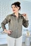 Gabardine Shirt with Snap Buttons 7K190 - 5