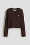 Cable-knit cardigan