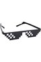 8 Bits Mosaic Pixel Sunglasses Men and Women