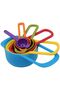 6 Pcs Of Plastic Measuring Cups And Spoons Set. Stackable, Space Saving, Multi Color Design. - 4