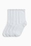 5-pack pointelle-knit socks - 3