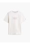 Men's Regular Fit Cotton T-Shirt with Logo Print, White, Mw0Mw44880-Z00. - 5