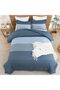 Full Comforter Set - 3 Pieces Stripe Bedding Comforter Sets - 4