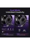 طقم ميكروفون ديناميكي PD200XS XLR/USB، ميكروفون ألعاب RGB مع برنامج - 4