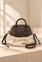 Monogram Brown Zippered Women's Shoulder Bag - 2