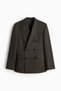 Regular Fit Wool-blend double-breasted jacket - 2