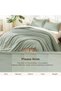 Queen Comforter Set Sage Green, 3 Pieces Boho Lightweight Solid Bedding Comforters & Sets, Double Do - 8