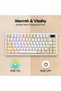 أغطية مفاتيح PBT بتصميم عباد الشمس، 133 مفتاحًا، بتصميم تشيري - 5