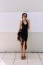 Padded-cup halterneck swimsuit - 4