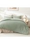 Queen Comforter Set Sage Green, 3 Pieces Boho Lightweight Solid Bedding Comforters & Sets, Double Do - 6