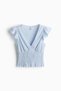 Textured jersey top - 2