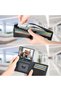 محفظة رجالية نحيفة من الجلد مع خاصية حجب RFID، تتسع لـ 15 بطاقة، تصميم بسيط قابل للطي - 3