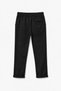 Black Boys' Double-Legged Elastic Waistband Flared Pants 25068 - 3