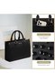 Purses and Handbags for Women,Stylish Tote Shoulder Satchel Bag PU Leather Crossbody Top Handle Bags with Zipper - 5