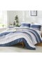 Full Comforter Set - 3 Pieces Stripe Bedding Comforter Sets