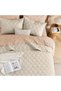 Oversized King Quilt Bedding Set, 3 Pcs Beige Bedspreads Set - 4
