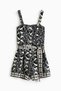 Tie-belt playsuit