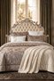 HOME PRESTIGE 10-PIECE EMBROIDERED BEDDING SET WITH BLANKET—VELVET BRIDAL SET